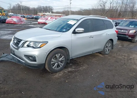 2017 Nissan Pathfinder S из США, поврежденный, VIN 5N1DR2MM4HC660323